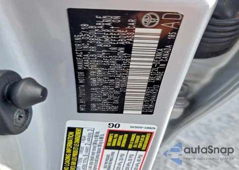 2018 Toyota Corolla L из США, поврежденный, VIN 2T1BURHEXJC115617